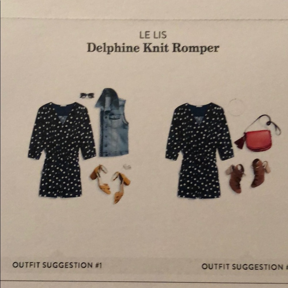 Stitchfix Le Lis Delphine Knit Romper